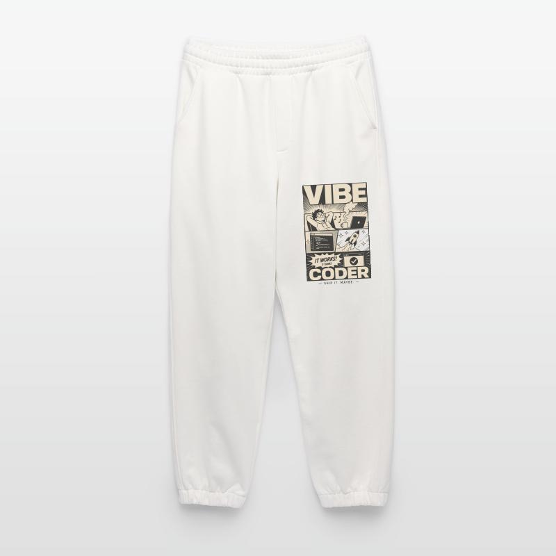 Vibe Coder Programmer Humor Heavyweight Jogginghose - made by SPREAD 