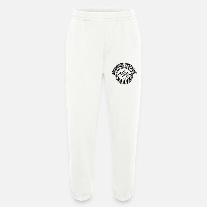 Hiking Adventure - Heavyweight Jogging Pants - made by SPREAD  - OFF WHITE