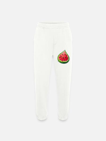 Cartoon Melon Summer - Heavyweight Jogging Pants - made by SPREAD - OFF WHITE