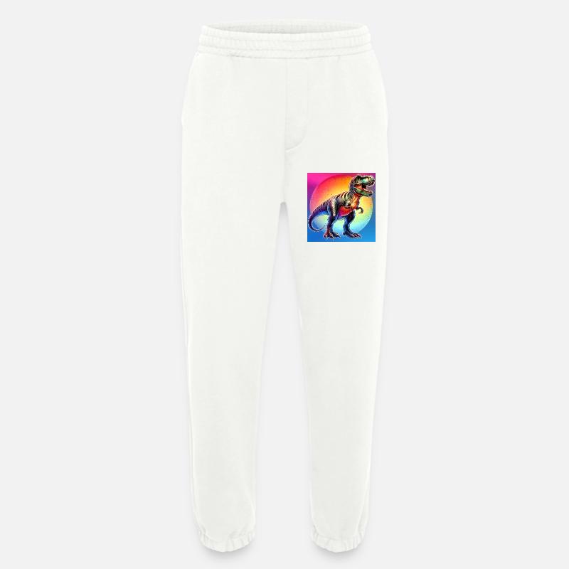 dinosaur - Heavyweight Jogging Pants - made by SPREAD  - OFF WHITE