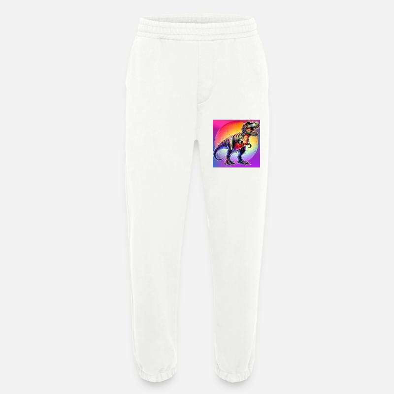 dinosaur - Heavyweight Jogging Pants - made by SPREAD  - OFF WHITE