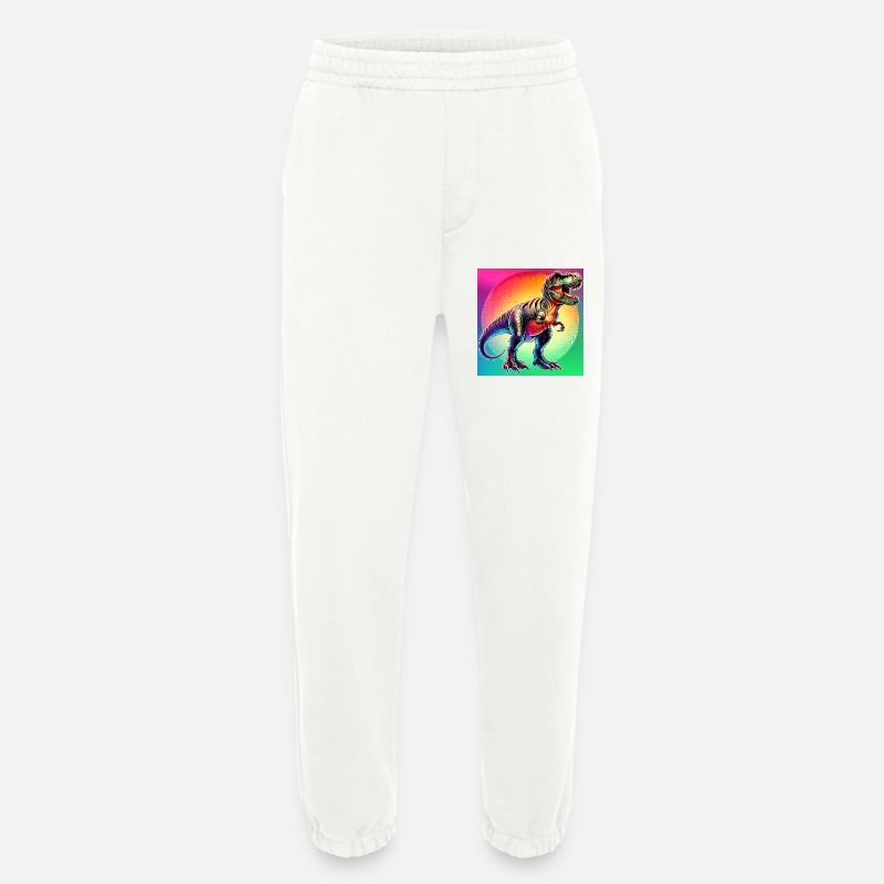 dinosaur - Heavyweight Jogging Pants - made by SPREAD  - OFF WHITE