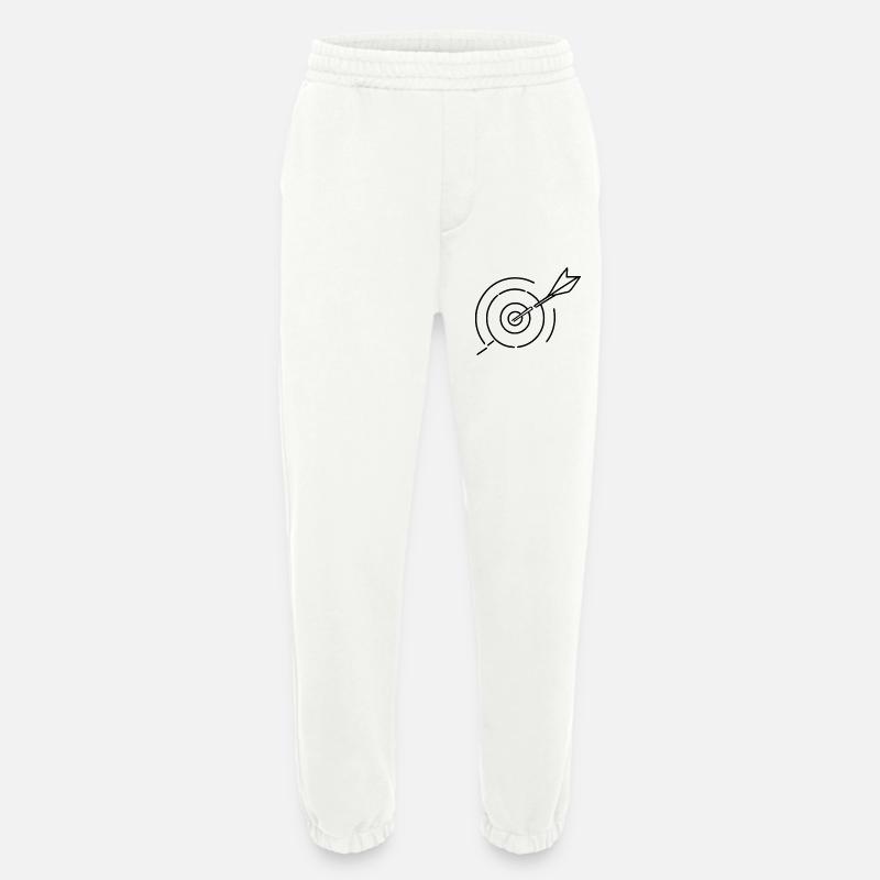 Archery Target - Heavyweight Jogging Pants - made by SPREAD  - OFF WHITE