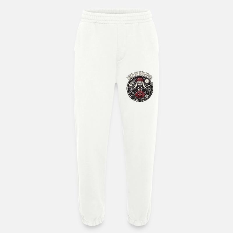 Cortisol Action - Heavyweight Jogging Pants - made by SPREAD  - OFF WHITE