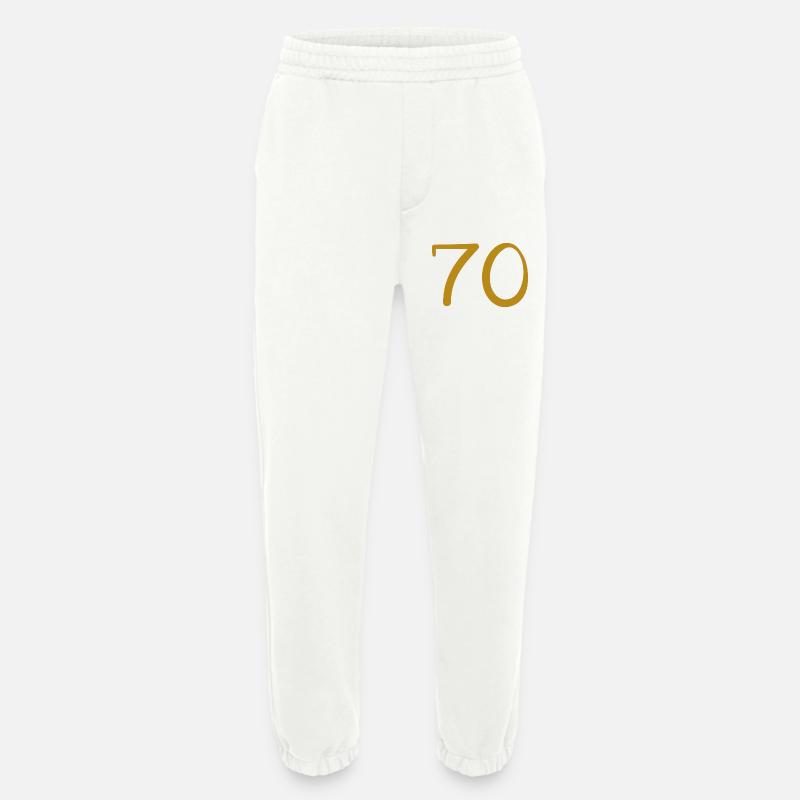 70 - Pantalon de jogging bio épais fabriqué en UE - OFF WHITE