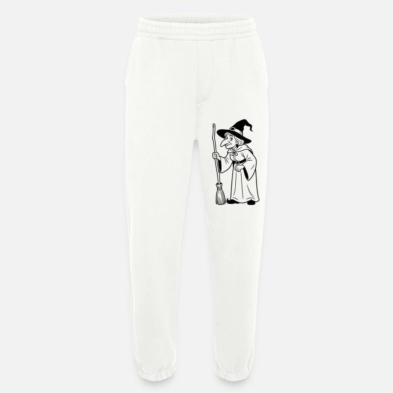 witch - Heavyweight Jogging Pants - made by SPREAD - OFF WHITE