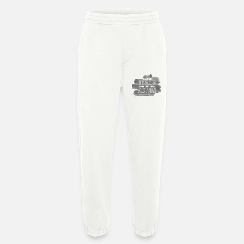 Traum und Aktion - Heavyweight Jogginghose - made by SPREAD - OFF WHITE