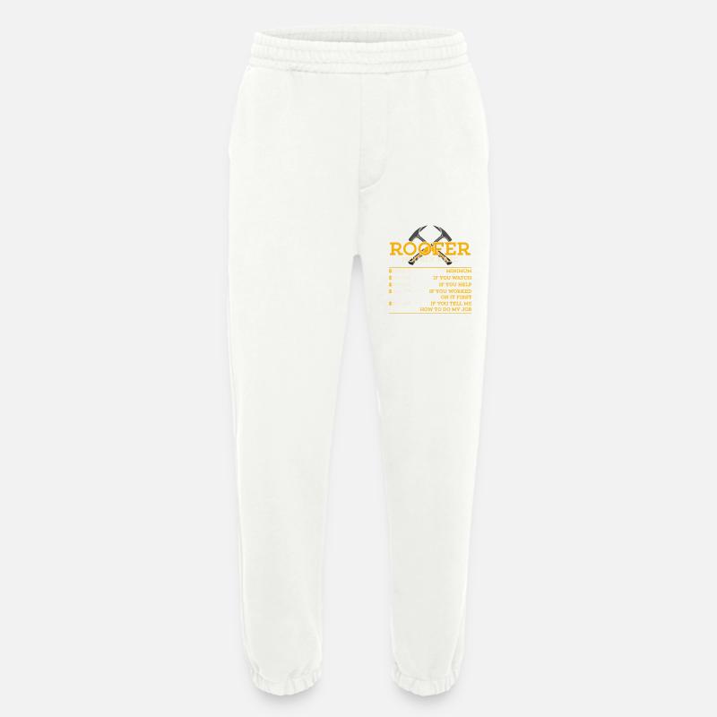 Decker-Stundensatzparodie - Heavyweight Jogginghose - made by SPREAD - OFF WHITE