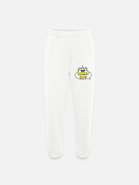 Yo! What Up? - Heavyweight Jogginghose - made by SPREAD - OFF WHITE