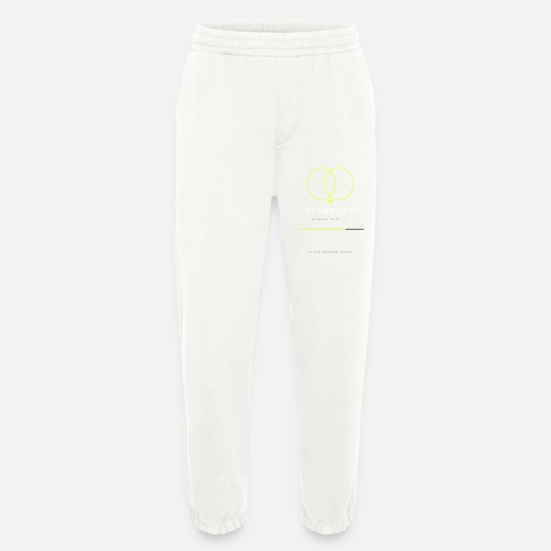BRAIN.EXE IS LOADING - Heavyweight Jogging Pants - made by SPREAD  - OFF WHITE