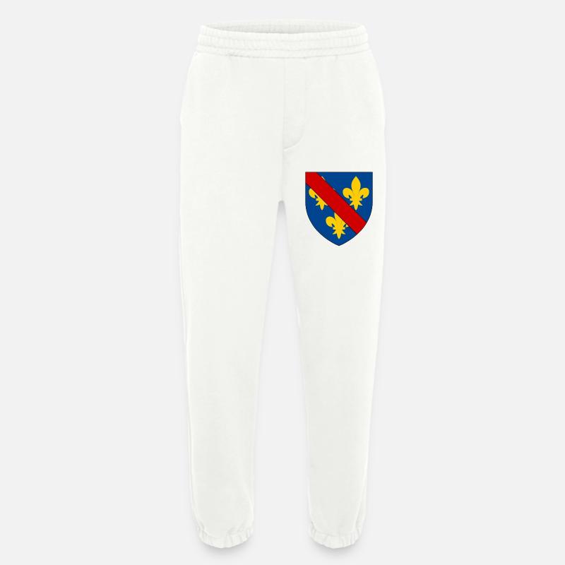 Wappen der Bourbonnais - Heavyweight Jogginghose - made by SPREAD - OFF WHITE
