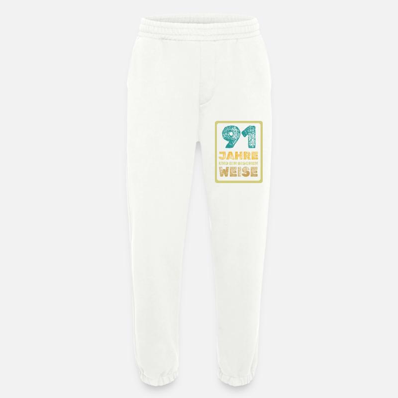 91 - Heavyweight Jogginghose - made by SPREAD - OFF WHITE