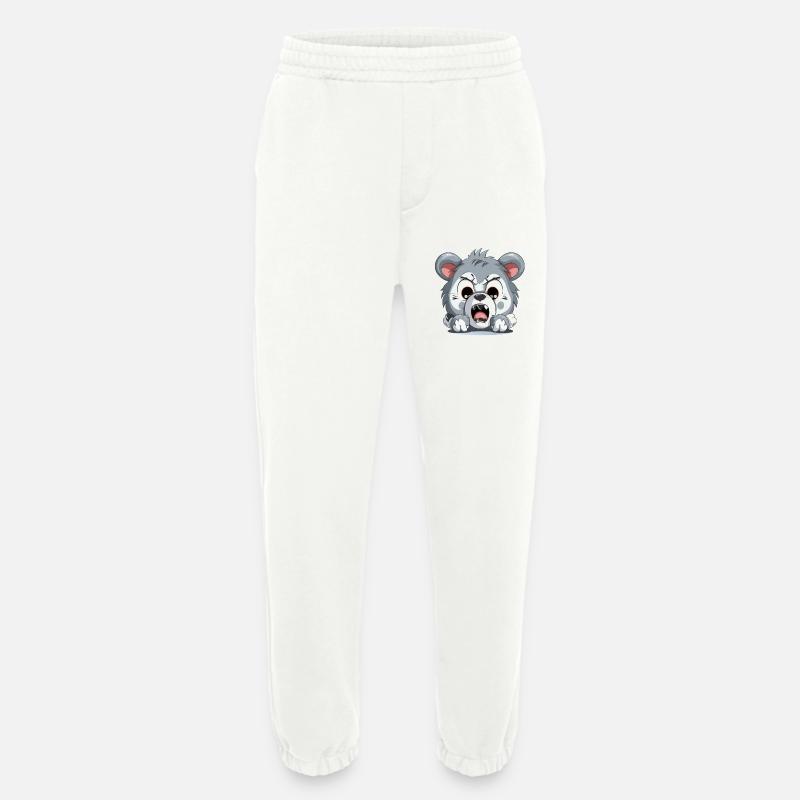 Wütender Welpen Cartoon – Animierte Aggression - Heavyweight Jogginghose - made by SPREAD  - OFF WHITE