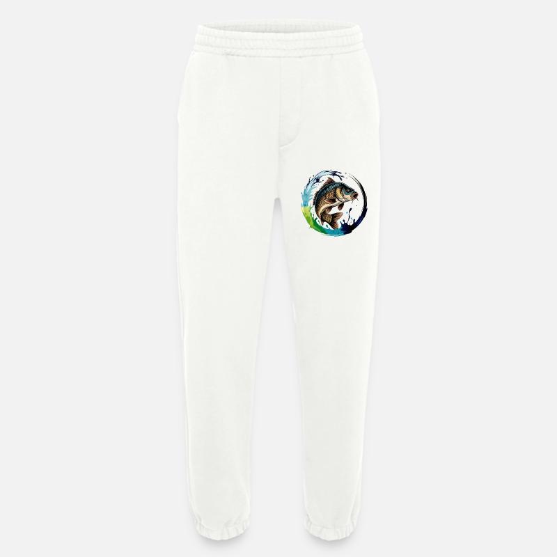 Springender Karpf - Heavyweight Jogginghose - made by SPREAD - OFF WHITE