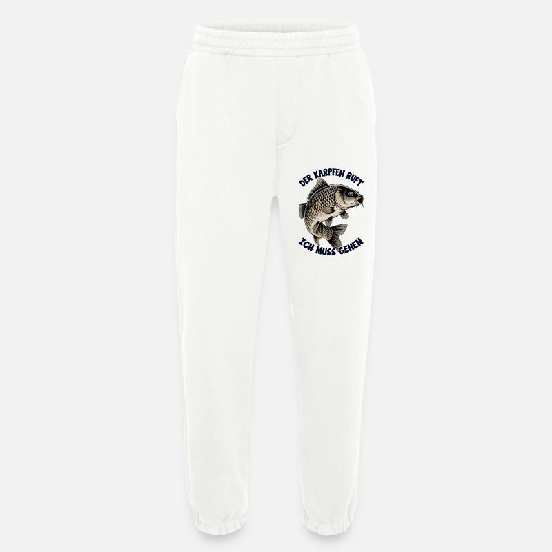 Der Karpfen ruft - Heavyweight Jogginghose - made by SPREAD  - OFF WHITE