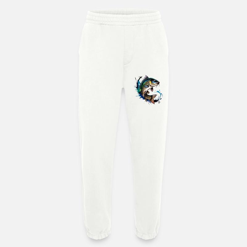 Springender Karpf - Heavyweight Jogginghose - made by SPREAD - OFF WHITE