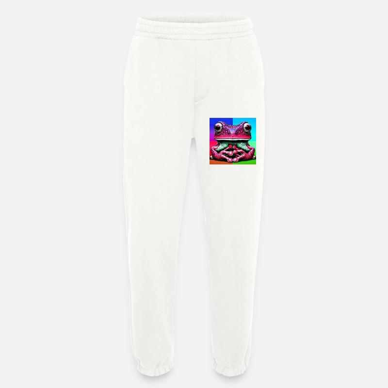 frog - Heavyweight Jogging Pants - made by SPREAD  - OFF WHITE