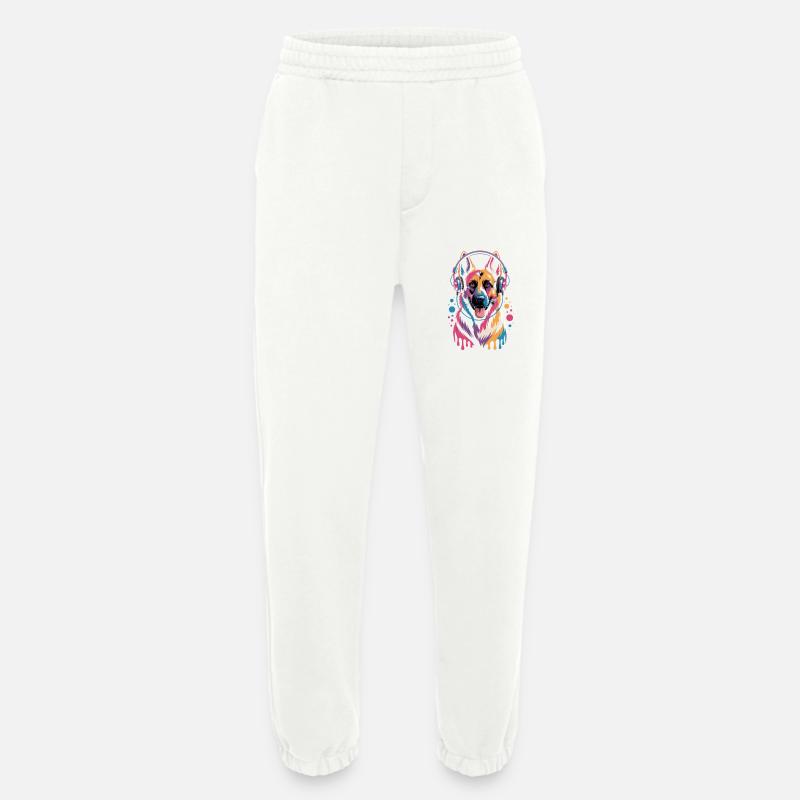 Deutscher Schäferhund - Heavyweight Jogginghose - made by SPREAD  - OFF WHITE