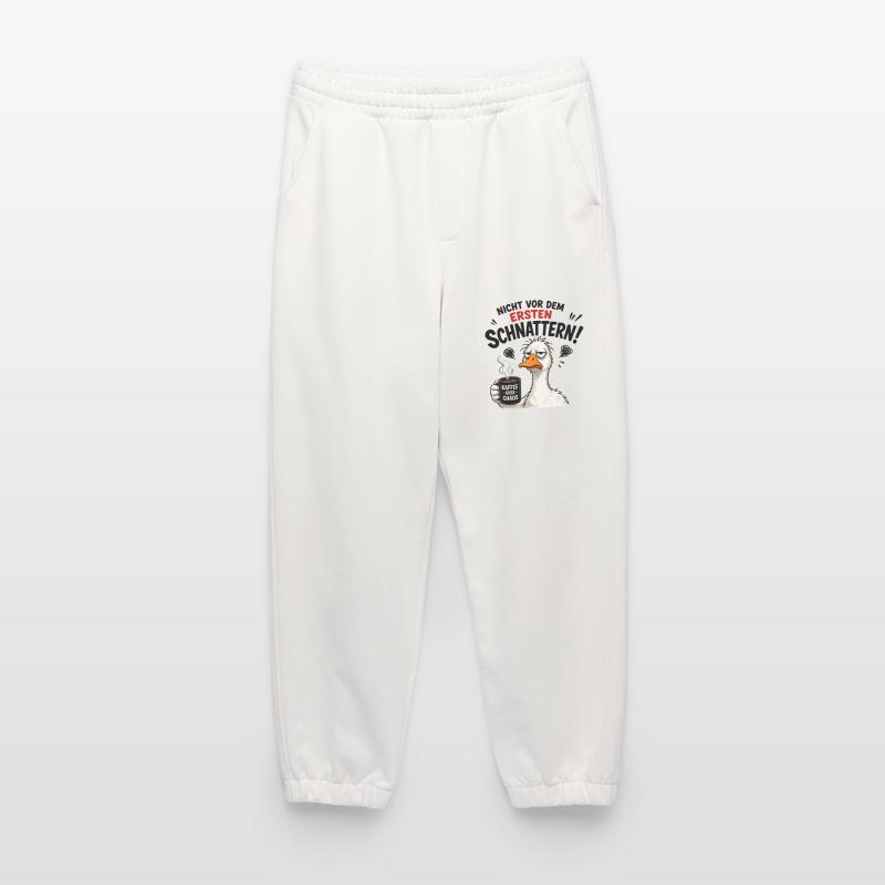  Nicht vor dem ersten Schnattern Kaffee oder Chaos Heavyweight Jogginghose - made by SPREAD 