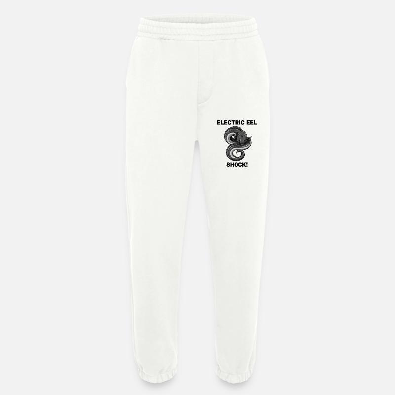 Electric Eel Shock Eel - Heavyweight Jogging Pants - made by SPREAD  - OFF WHITE