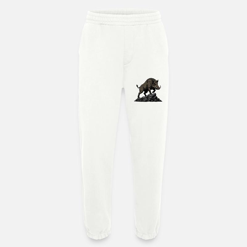 Wildschweinjagdwald - Heavyweight Jogginghose - made by SPREAD - OFF WHITE