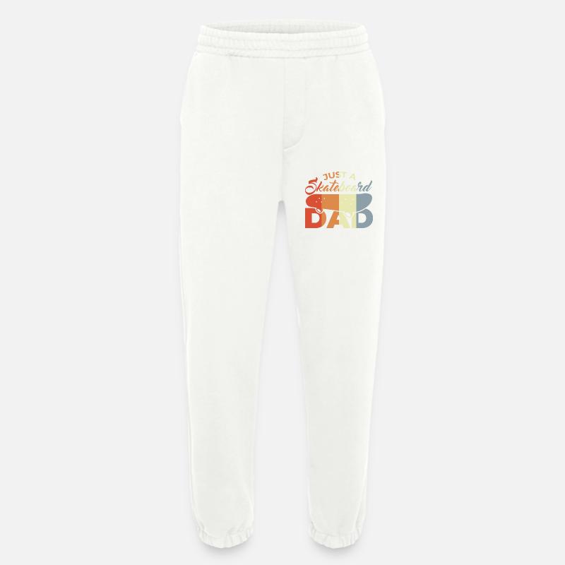 Skateboard Papa - Heavyweight Jogginghose - made by SPREAD  - OFF WHITE