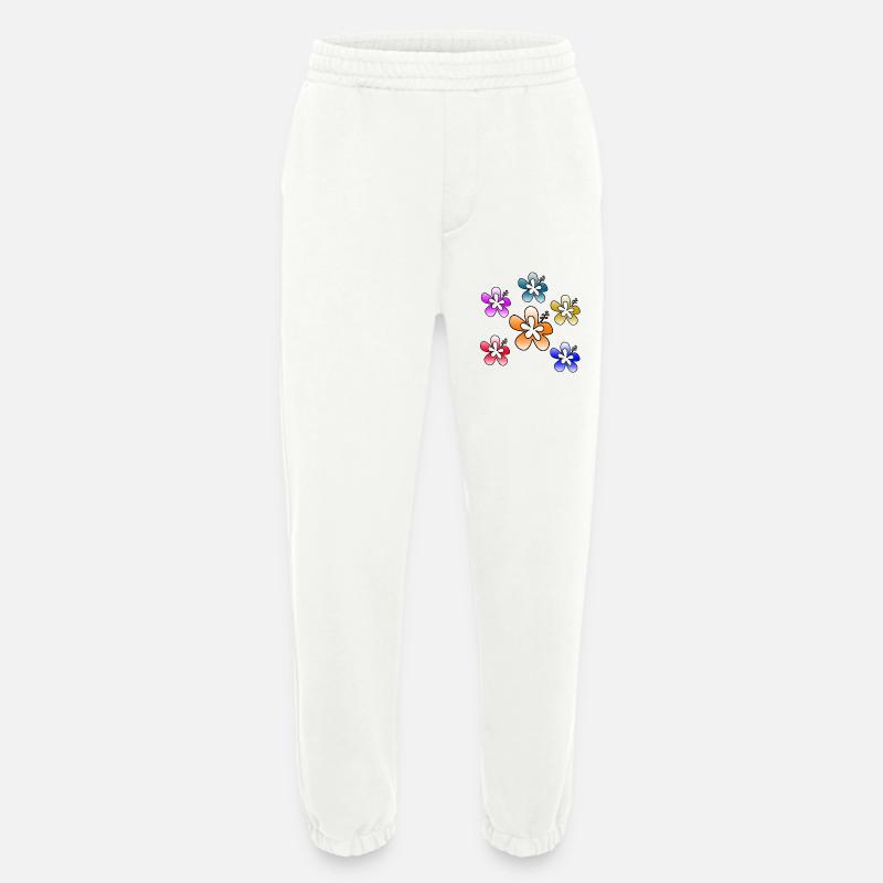 Blumen - Heavyweight Jogginghose - made by SPREAD - OFF WHITE