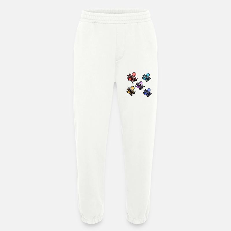 Blumen - Heavyweight Jogginghose - made by SPREAD - OFF WHITE