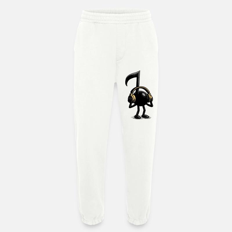 Musiknote - Heavyweight Jogginghose - made by SPREAD  - OFF WHITE