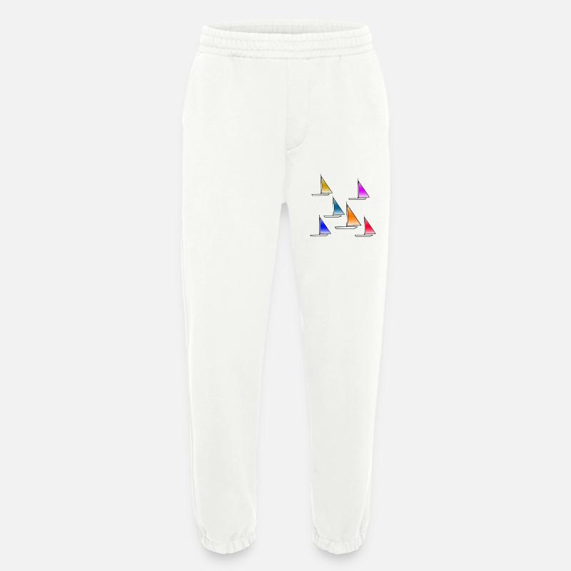 Sail - Heavyweight Jogging Pants - made by SPREAD  - OFF WHITE