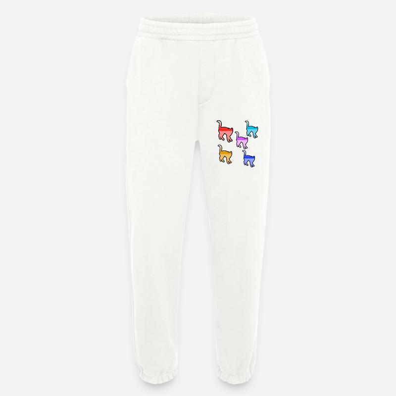 Katzen - Heavyweight Jogginghose - made by SPREAD  - OFF WHITE