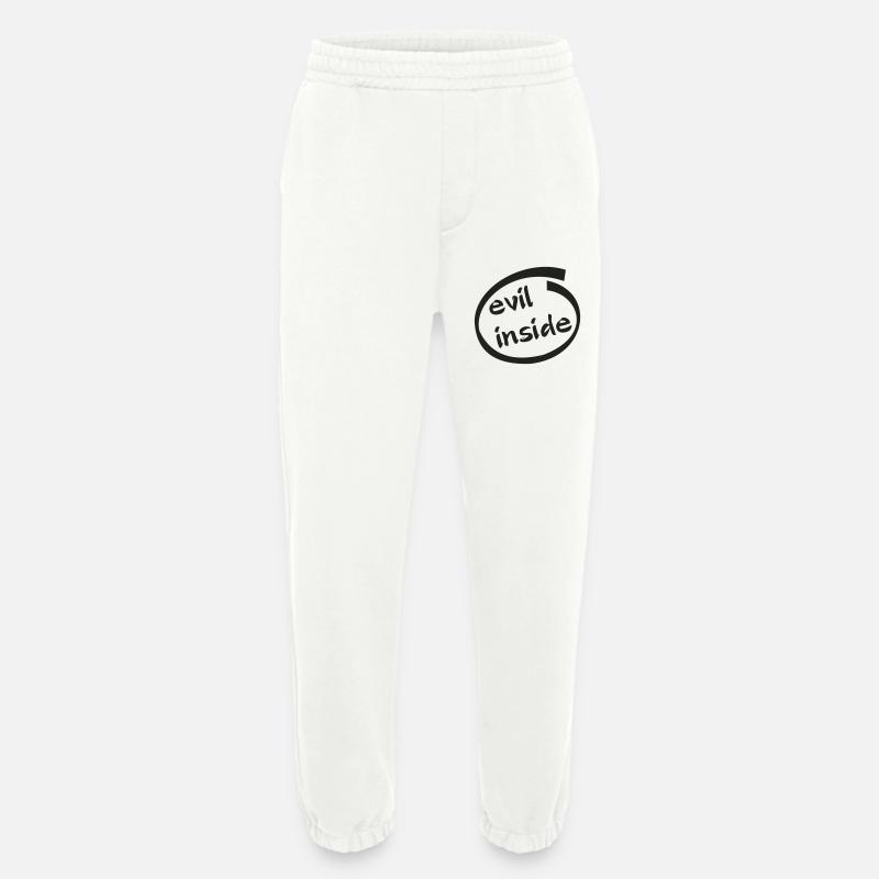 Evil Inside Ring Graphic - Heavyweight Jogginghose - made by SPREAD - OFF WHITE
