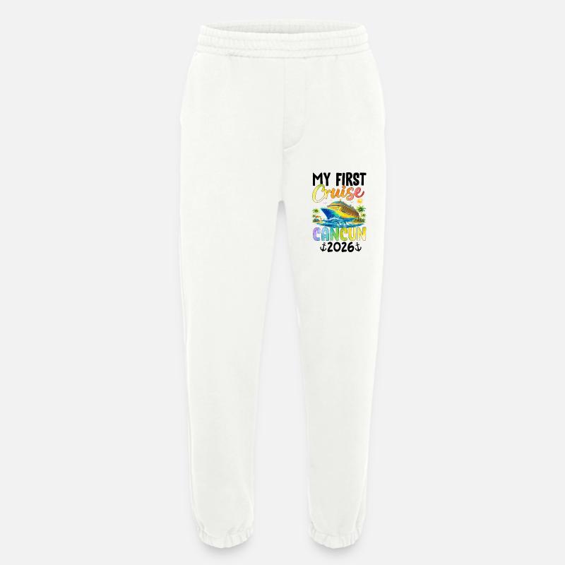 My First Cruise Cancun 2026 - Heavyweight Jogginghose - made by SPREAD  - OFF WHITE
