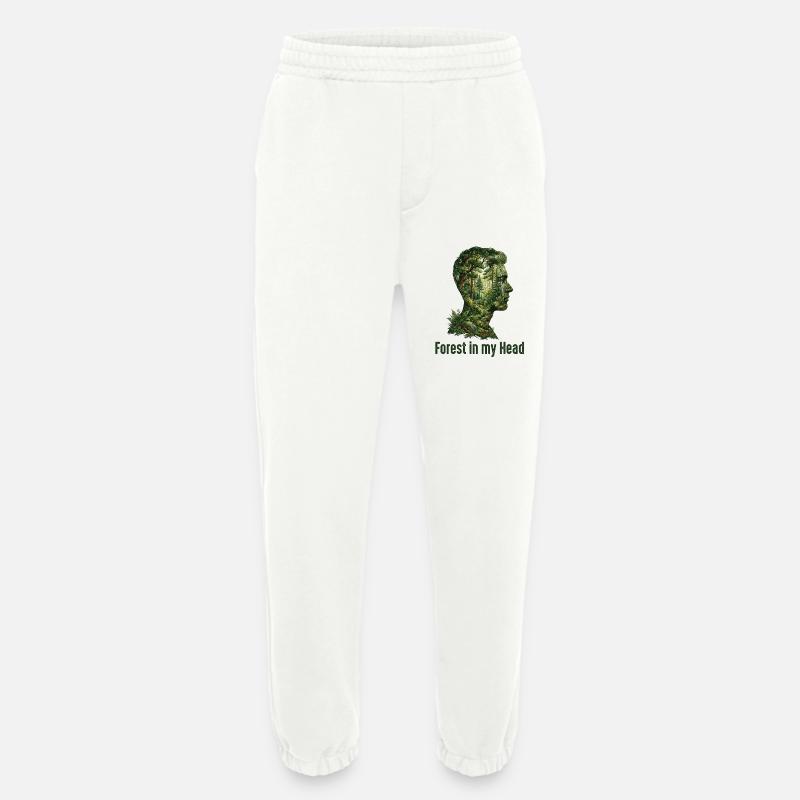 Forest Lover - Heavyweight Jogging Pants - made by SPREAD - OFF WHITE