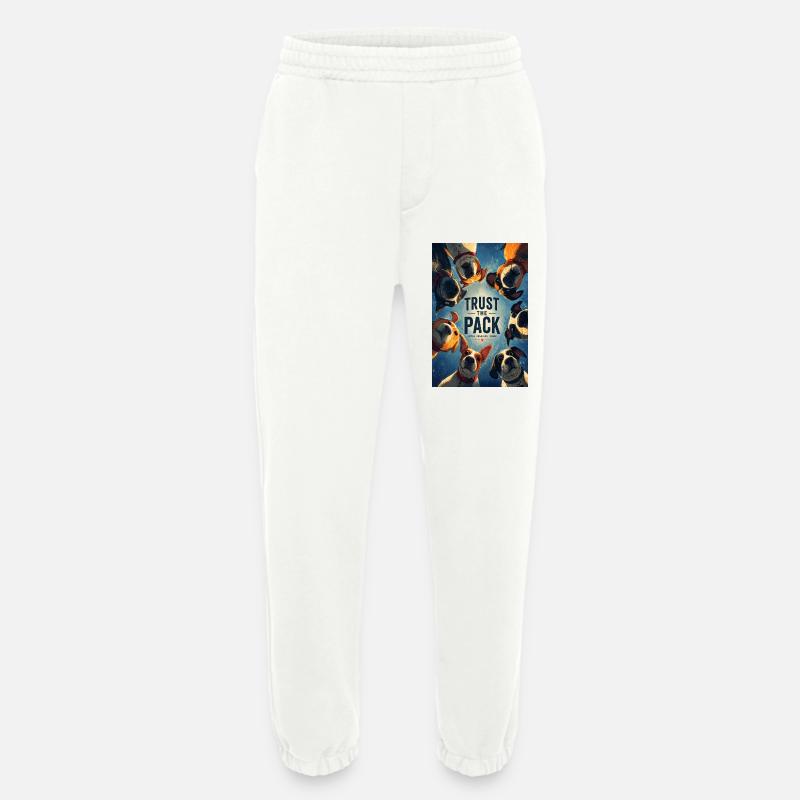 Vertraue dem Rudel. - Heavyweight Jogginghose - made by SPREAD - OFF WHITE