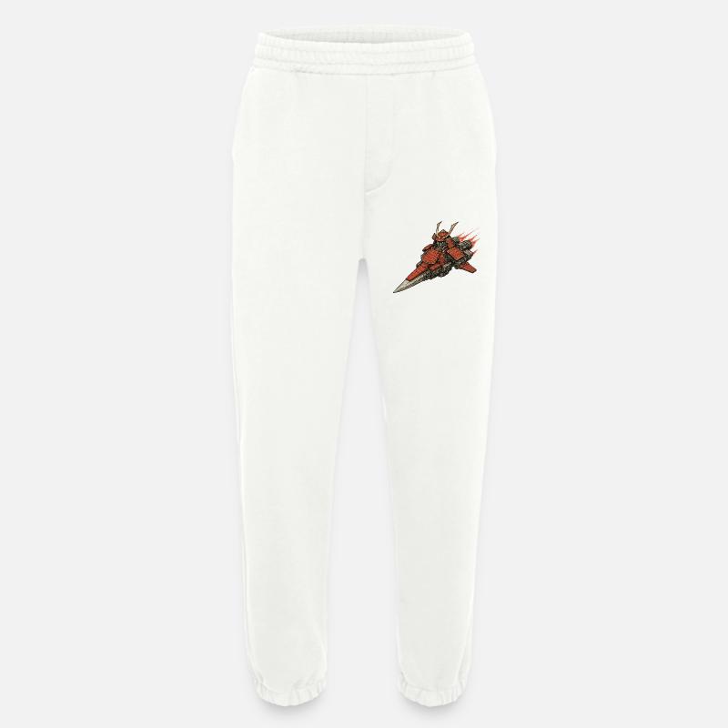 Samurai Spaceship - Heavyweight Jogging Pants - made by SPREAD  - OFF WHITE