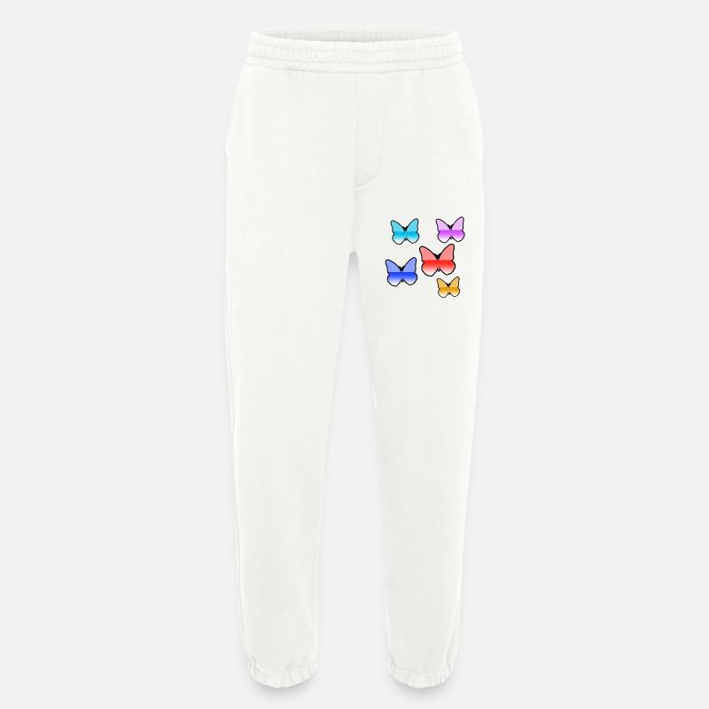 Schmetterlinge - Heavyweight Jogginghose - made by SPREAD  - OFF WHITE