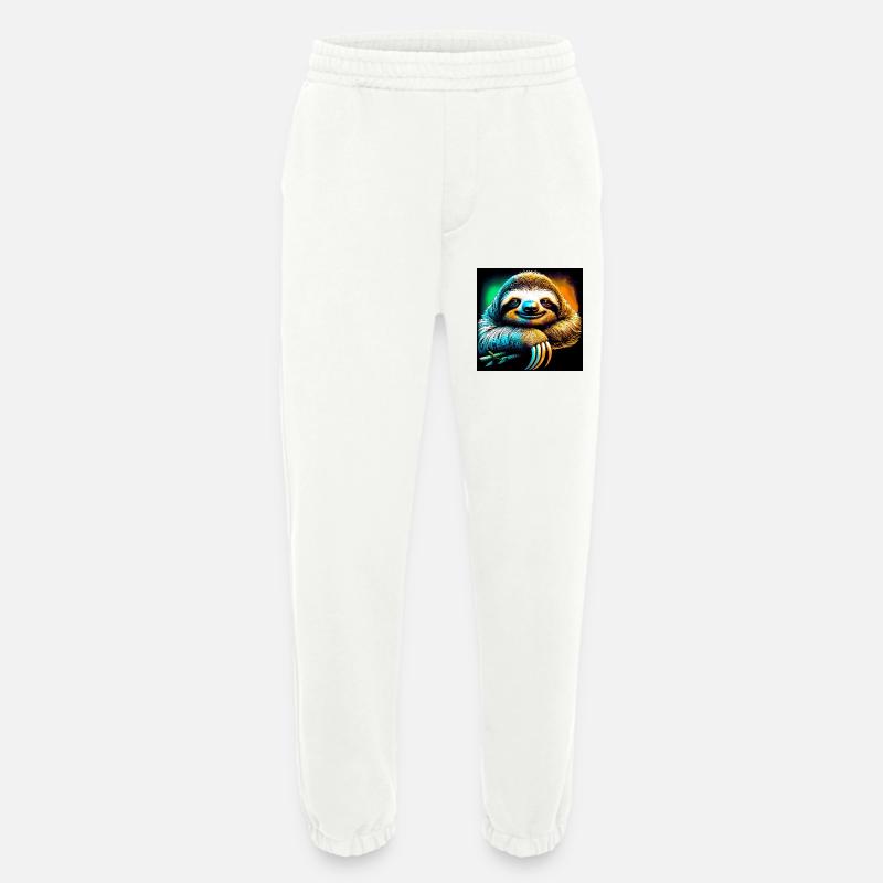 sloth - Heavyweight Jogging Pants - made by SPREAD - OFF WHITE