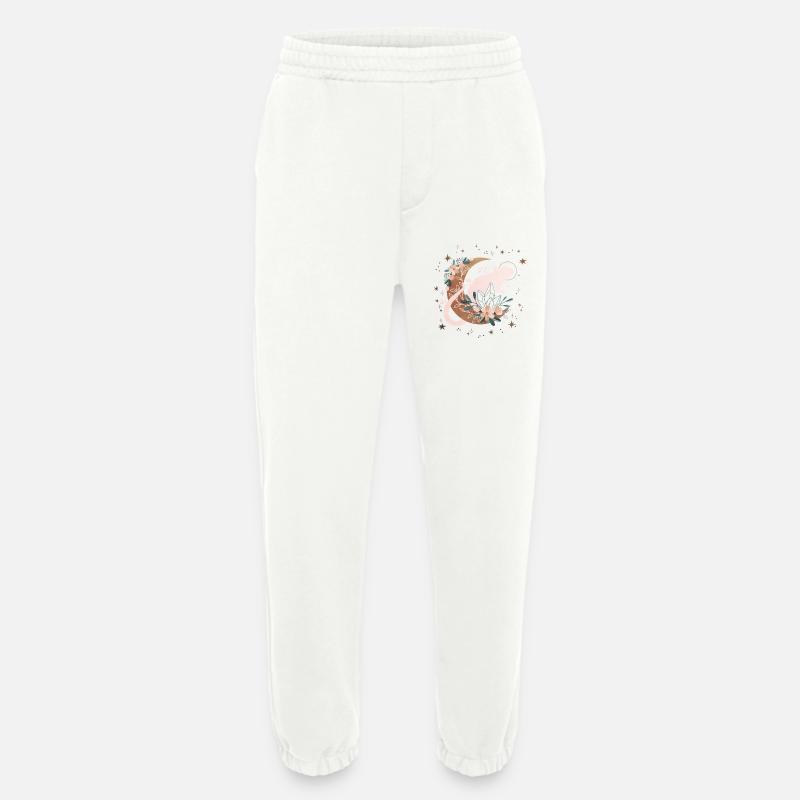 Celestial Moon Rat - Heavyweight Jogging Pants - made by SPREAD  - OFF WHITE