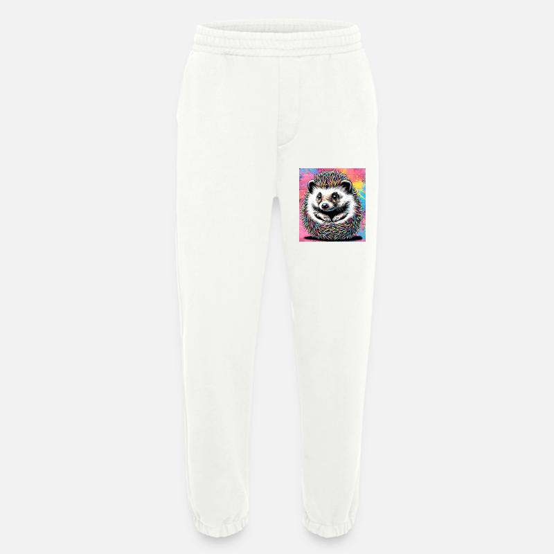 hérisson - Pantalon de jogging bio épais fabriqué en UE - OFF WHITE