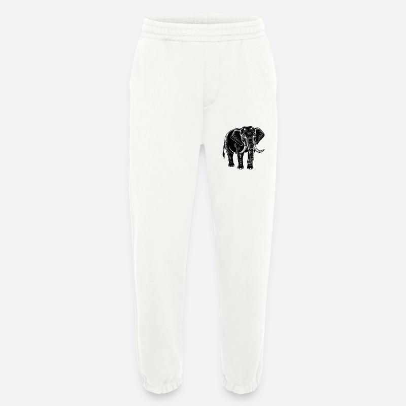 Elephant - Heavyweight Jogging Pants - made by SPREAD - OFF WHITE