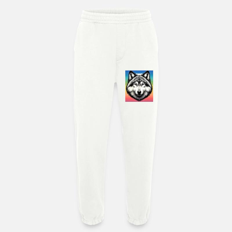 Wolf - Heavyweight Jogging Pants - made by SPREAD - OFF WHITE