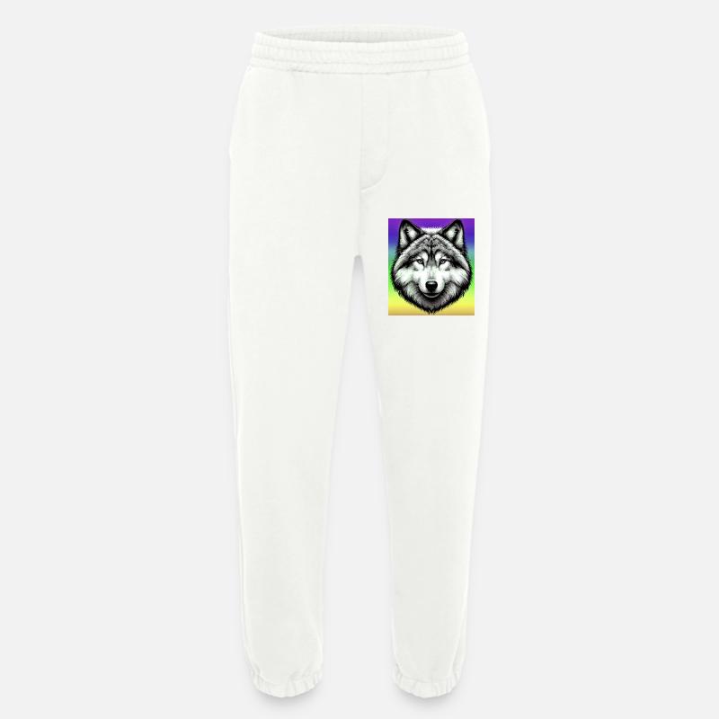 Wolf - Heavyweight Jogging Pants - made by SPREAD  - OFF WHITE