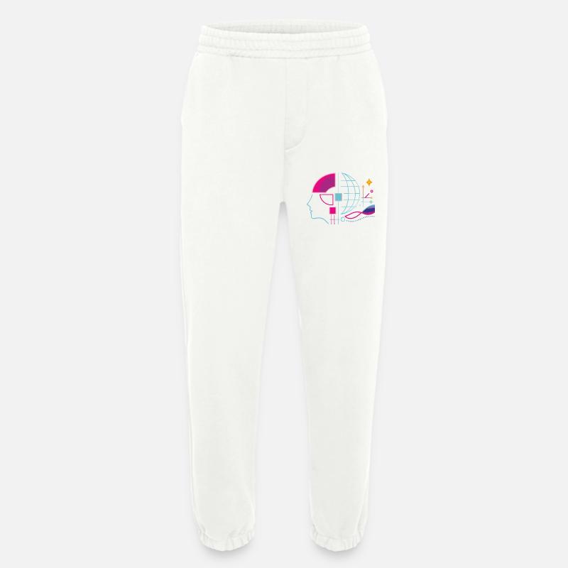 Globale Intelligenz - Heavyweight Jogginghose - made by SPREAD  - OFF WHITE