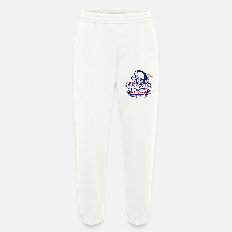 Schoolchild - Heavyweight Jogging Pants - made by SPREAD  - OFF WHITE