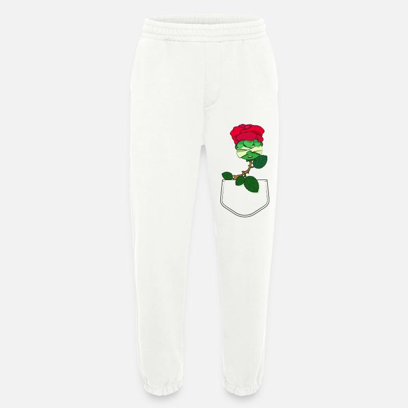 VEILED ESSENCE - Heavyweight Jogging Pants - made by SPREAD - OFF WHITE