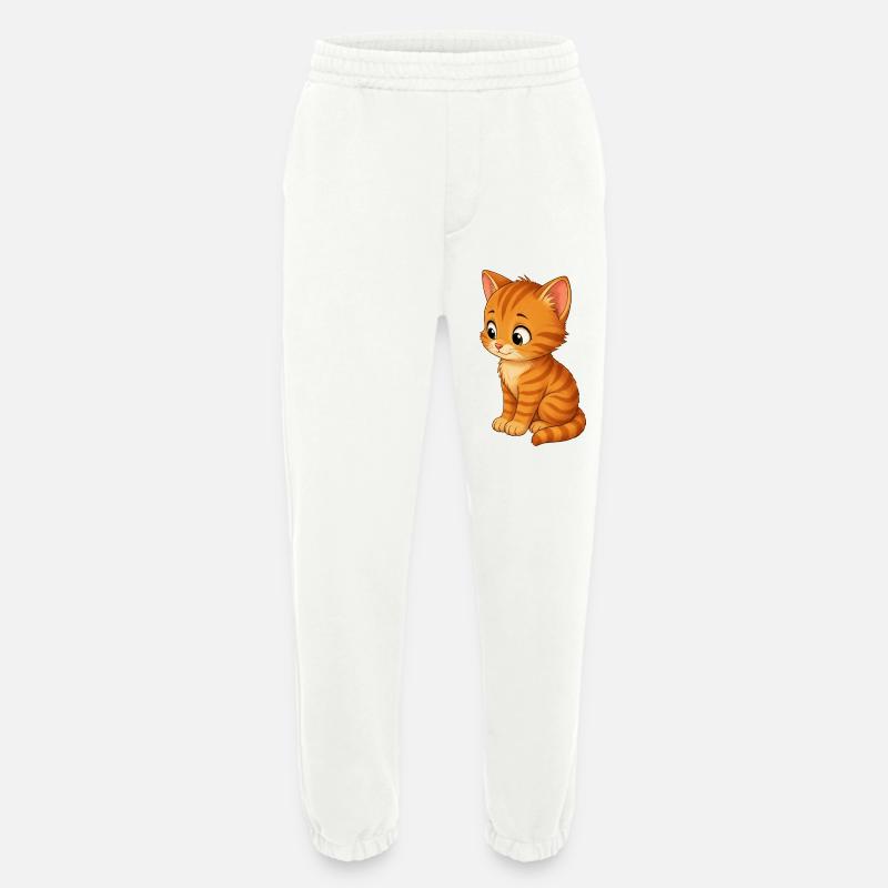 Kätzchen getigert - Heavyweight Jogginghose - made by SPREAD  - OFF WHITE