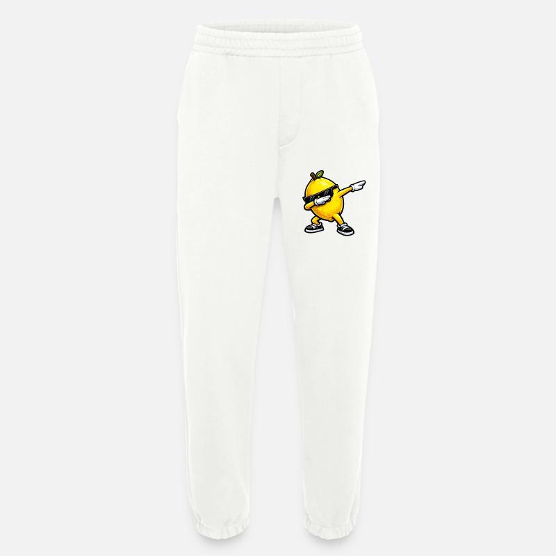 Dabbing Zitrone - Heavyweight Jogginghose - made by SPREAD  - OFF WHITE