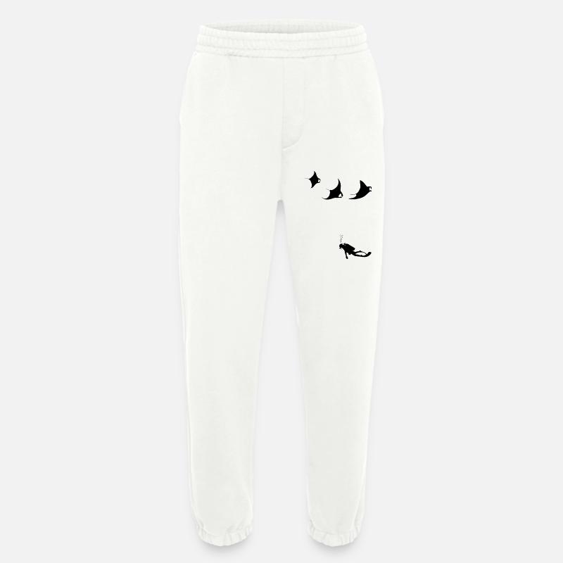 mantas_taucher - Heavyweight Jogginghose - made by SPREAD - OFF WHITE