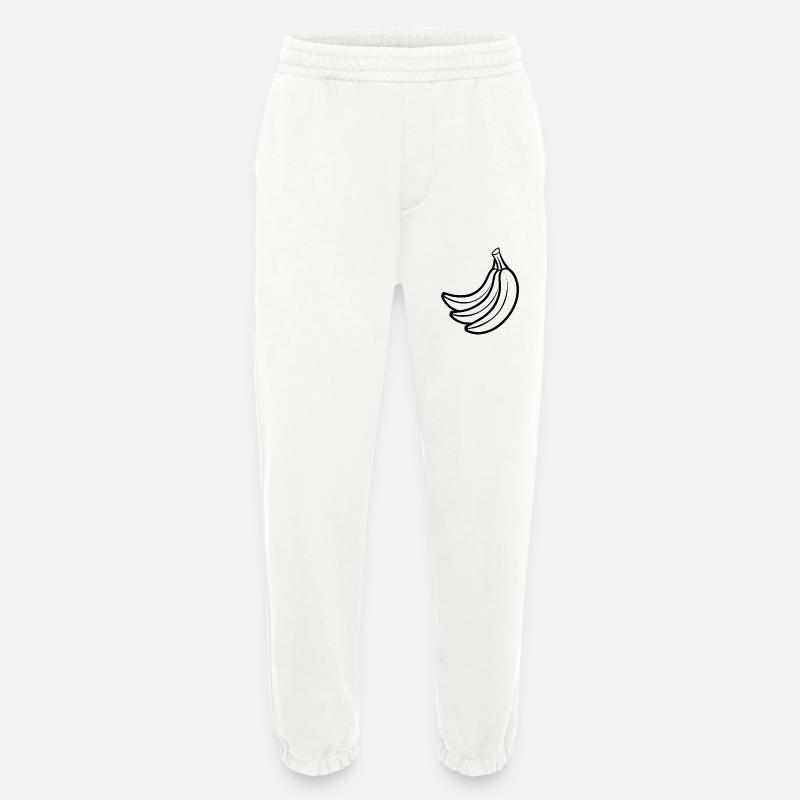 Bananas - Heavyweight Jogging Pants - made by SPREAD - OFF WHITE